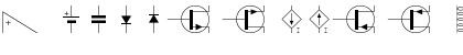 Circuits Plain Font