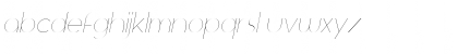 Aspergit Light Italic Font