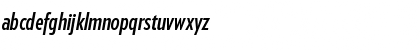 Verlag Compressed Bold Italic Font