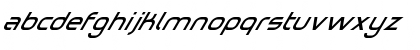 Omicron Zeta Slant Regular Font