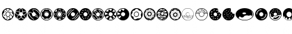 Donuts Icons Regular Font