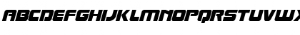 Laser Corps Italic Regular Font