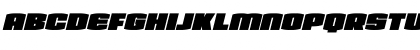 Team Galaxy Italic Regular Font