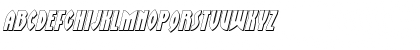 Zirconian 3D Italic Italic Font