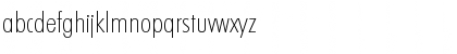 PeterBeckerCond-ExtraLight Regular Font
