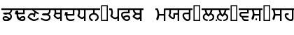 PunjabiAmritsarSSK Bold Font