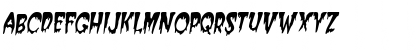 CreeperCondensed Italic Font