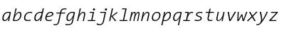 TheSans Mono Light Italic Font