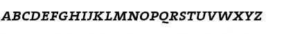 The Serif Semi Bold- Bold Italic Font
