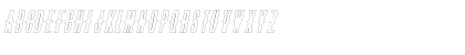 ThornsOutline Oblique Font