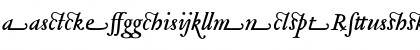 Tribute ItalicLigOne Font