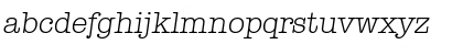 Typewriter-Serial-Light RegularItalic Font