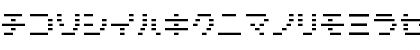 D3 DigiBitMapism Katakana Thin Regular Font