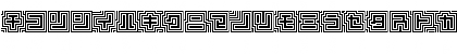 D3 Labyrinthism katakana Regular Font