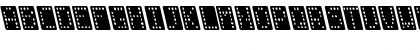 Domino normal kursiv Regular Font