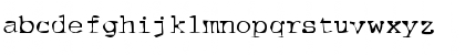 DTCDirtyM07 Regular Font