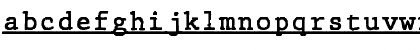 JMH Typewriter mono Under Regular Font