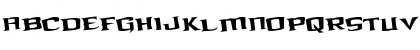 Kreature Kombat Rotated Regular Font