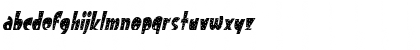 FreckleCondensed Oblique Font