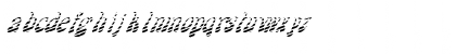 FZ JAZZY 17 STRIPED ITALIC Normal Font