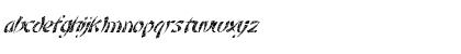 FZ UNIQUE 22 CRACKED ITALIC Normal Font