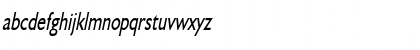 GibraltarCondensed Italic Font
