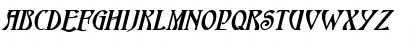 HardinCapsWide Bold Italic Font
