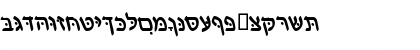 HebrewDavidSSK BoldItalic Font