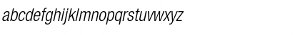 HelveticaNeue LT 47 LightCn Oblique Font