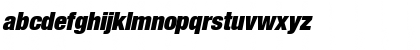 Helvetica Neue LT Com 107 Extra Black Condensed Oblique Font