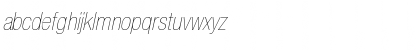 Helvetica Neue LT Com 27 Ultra Light Condensed Oblique Font