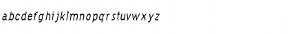 HypeStyleCondensed Italic Font