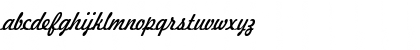 JotsCondensed Italic Font