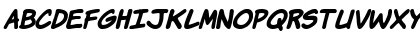 Komika Hand Bold Italic Font