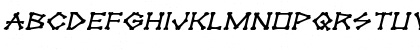 xBONES Expanded Italic Expanded Italic Font