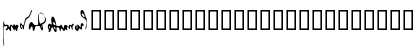 Leonardo's mirrorwriting Regular Font