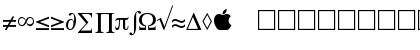 Mac Characters Normal Font