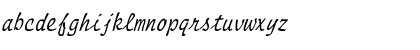 Manuscript Condensed Italic Font