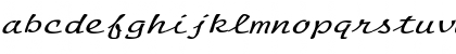 Manuscript Extended Italic Font