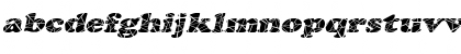 Marshmallow Cracked-Extended Italic Font