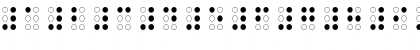 Braille Outline Regular Font