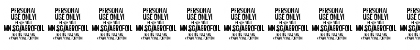 Aerofoil PERSONAL USE ONLY Regular Font