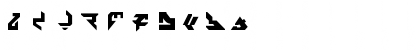 AVIAN/MYRMICAT numerals Normal Font