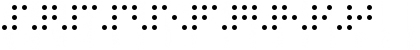 Braille Printing Regular Font