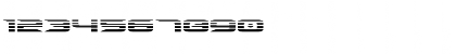 Drive Scanlines Regular Font