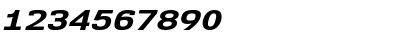 NK57 Monospace Expanded ExtraBold Italic Font