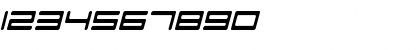 F-Zero GX Venue Font SemLtOb Italic Font