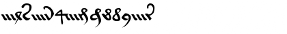 Voynich Currier Hand A Normal Font