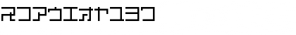 XSquare Katakana Regular Font