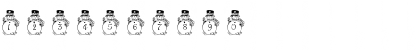 pf_snowman3 Regular Font